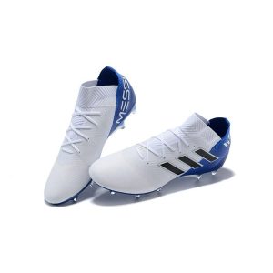 Kopačky Pánské Adidas Nemeziz 18.1 FG – Bílá Modrá